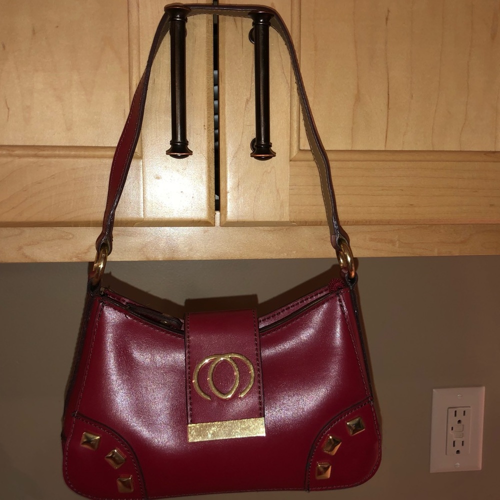 Red Leather Purse/ Bag
